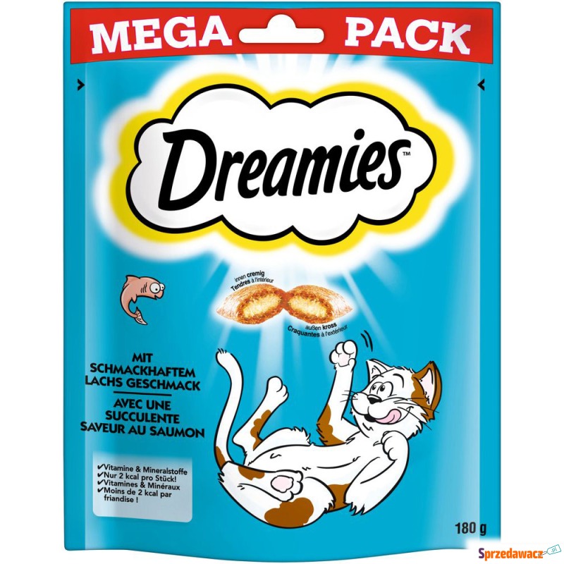 Dreamies przysmak dla kota - Łosoś, 180 g - Przysmaki dla kotów - Wrocław