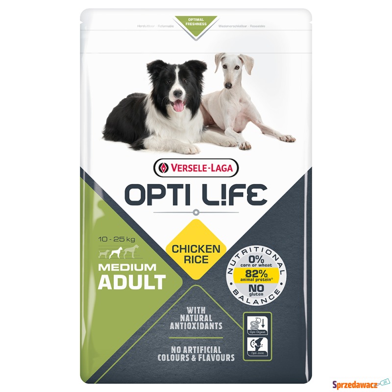 Opti Life Adult Medium - 2 x 12,5 kg - Karmy dla psów - Gorzów Wielkopolski