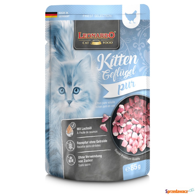 Leonardo Finest Selection, 16 x 85 g - Kitten:... - Karmy dla kotów - Nowy Sącz