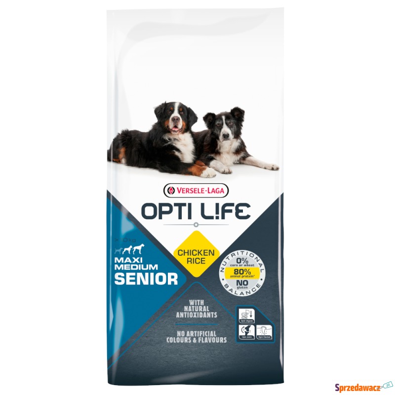 Opti Life Senior Medium & Maxi - 2 x 12,5 kg - Karmy dla psów - Rzeszów