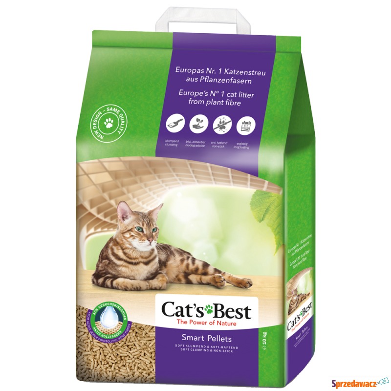 Cat's Best Smart Pellets żwirek zbrylający się... - Żwirki do kuwety - Gliwice