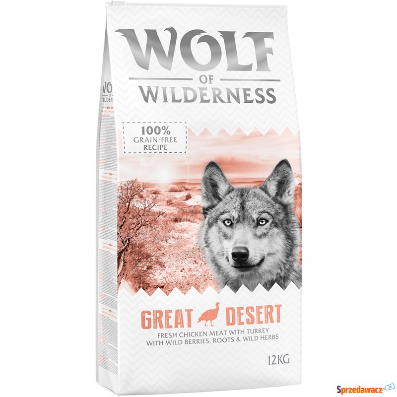 Wolf of Wilderness Adult „Great Desert”, indyk... - Karmy dla psów - Wodzisław Śląski