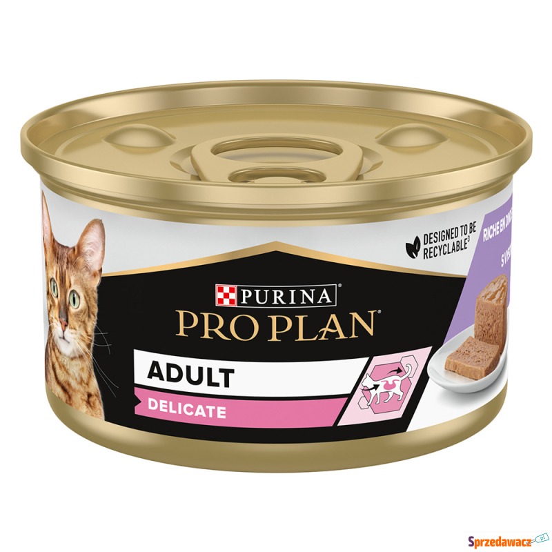 Megapakiet PURINA PRO PLAN, puszki, 48 x 85 g... - Karmy dla kotów - Gorzów Wielkopolski