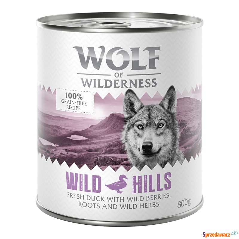 Wolf of Wilderness Adult, 6 x 800 g - Wild Hills,... - Karmy dla psów - Lubowidz