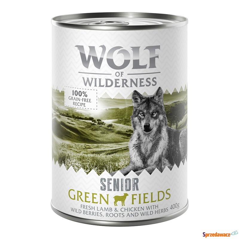 Wolf of Wilderness Senior, 6 x 400 g - Green... - Karmy dla psów - Gliwice