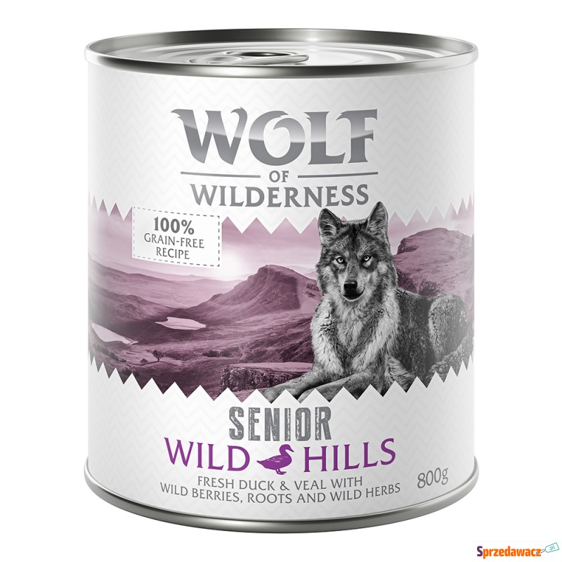 Wolf of Wilderness Senior, 6 x 800 g - Wild Hills,... - Karmy dla psów - Kielce