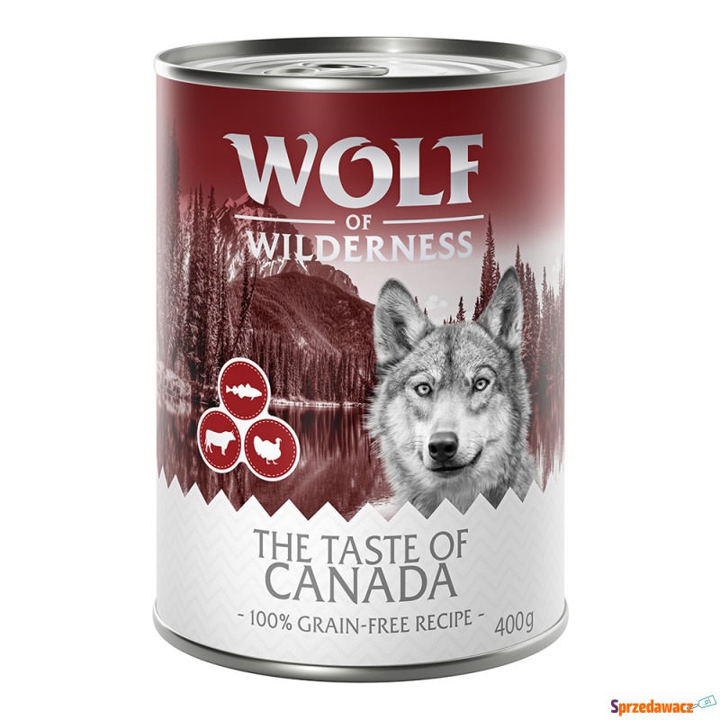 Wolf of Wilderness „The Taste Of", 6 x 400 g -... - Karmy dla psów - Śrem