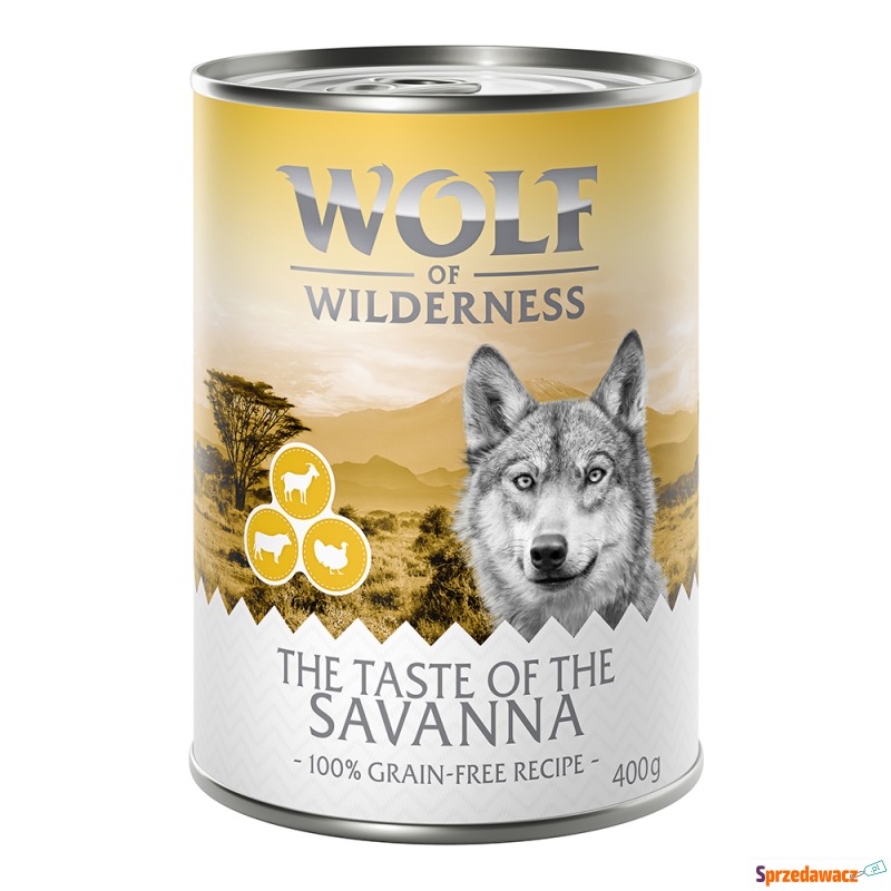 Wolf of Wilderness „The Taste Of", 6 x 400 g -... - Karmy dla psów - Gorzów Wielkopolski