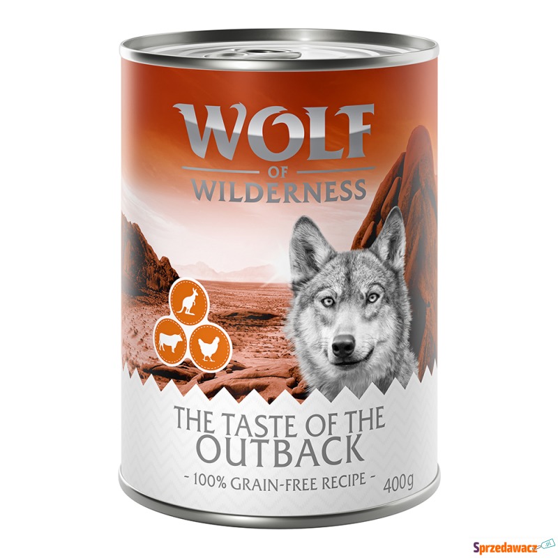 Wolf of Wilderness „The Taste Of", 6 x 400 g -... - Karmy dla psów - Przemyśl