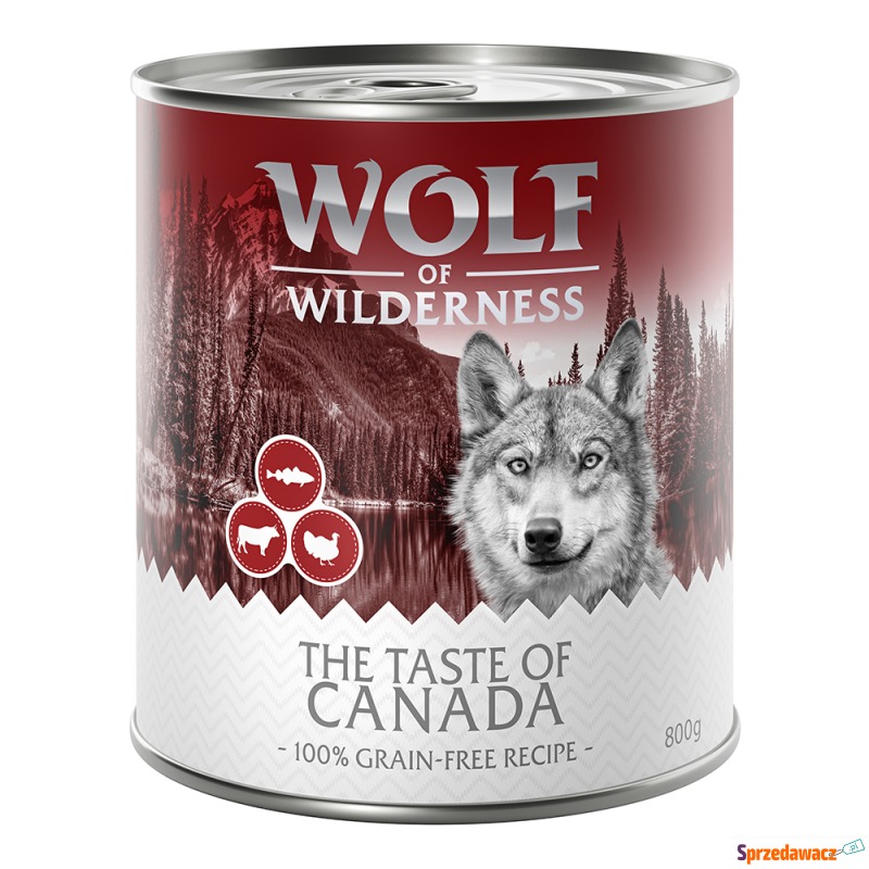 Wolf of Wilderness „The Taste Of", 6 x 800 g -... - Karmy dla psów - Zielona Góra