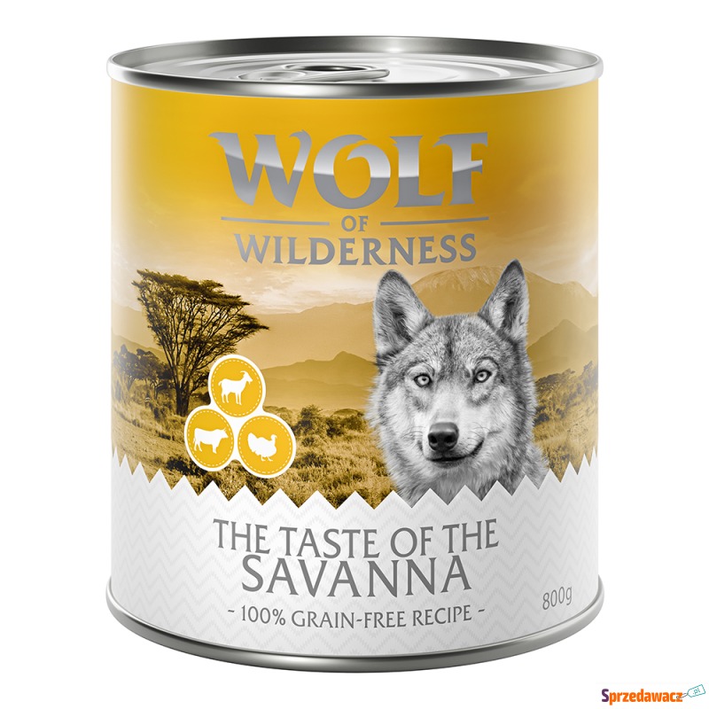 Wolf of Wilderness „The Taste Of", 6 x 800 g -... - Karmy dla psów - Zielona Góra