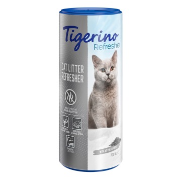 Tigerino Refresher, odświeżacz do kuwety, z naturalną glinką i węglem aktywnym - 2 x 700 ml