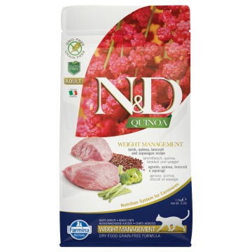 Farmina N&D Adult Quinoa Weight Management Jagnięcina, komosa ryżowa, brokuły i szparagi - Opakowani