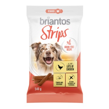 Briantos Strips, bez zbóż, kurczak - 2 x 140 g