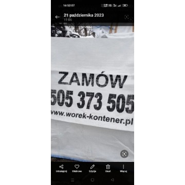 BiG BaG 1m3 Dostawa gratis Woj. Śląskie - Wywóz... - Pozostałe usługi - Ruda Śląska - zdjęcie 2