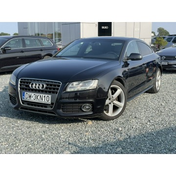 Audi A5 - 2.0 TFSI 211KM 2010r Sportback, S-Line, Quattro, Climatronic