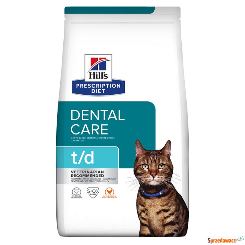 Hill's Prescription Diet t/d Dental Care, kurczak... - Karmy dla kotów - Sochaczew