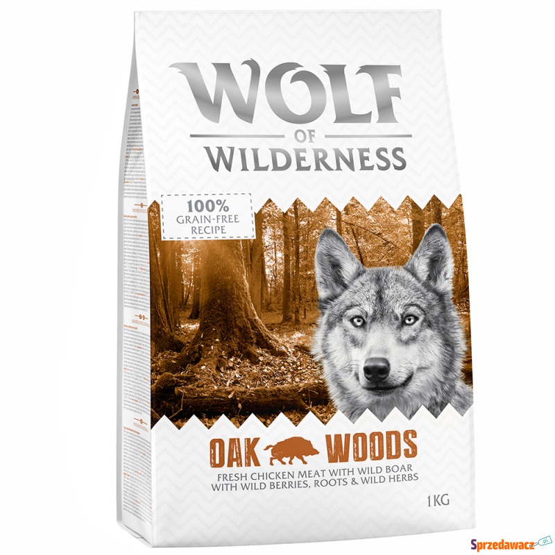 2 + 1 kg gratis! Wolf of Wilderness, 3 x 1 kg... - Karmy dla psów - Koszalin