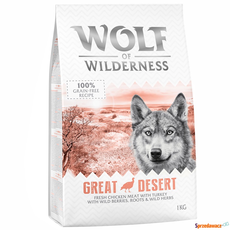 2 + 1 kg gratis! Wolf of Wilderness, 3 x 1 kg... - Karmy dla psów - Ostrołęka