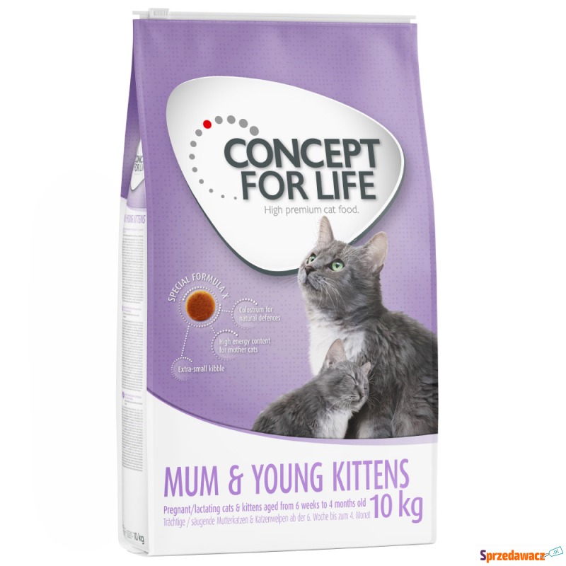 Concept for Life Mum & Young Kittens - 10 kg - Karmy dla kotów - Grudziądz