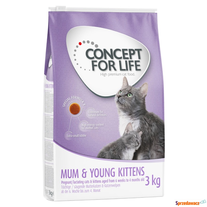 Concept for Life Mum & Young Kittens - 3 kg - Karmy dla kotów - Koszalin