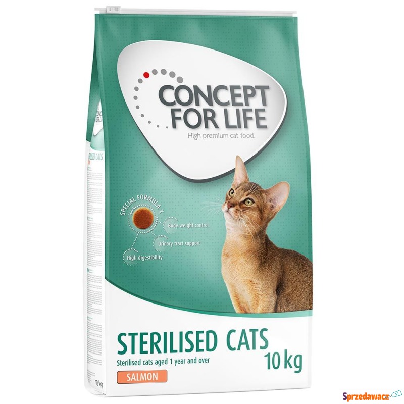 Concept for Life Sterilised Cats, łosoś - 2 x... - Karmy dla kotów - Bielsko-Biała