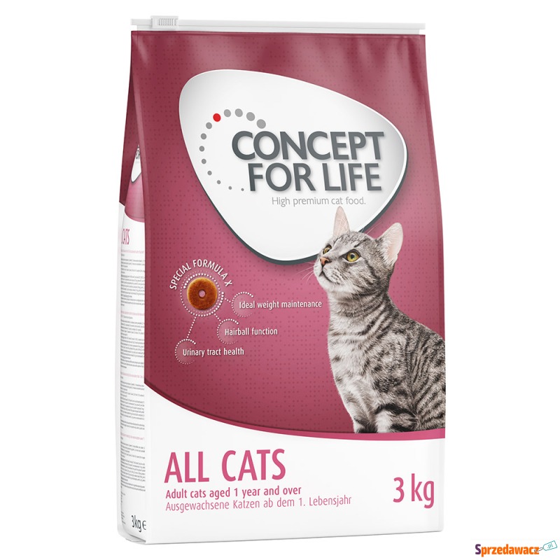 Concept for Life All Cats - ulepszona receptura!... - Karmy dla kotów - Olsztyn