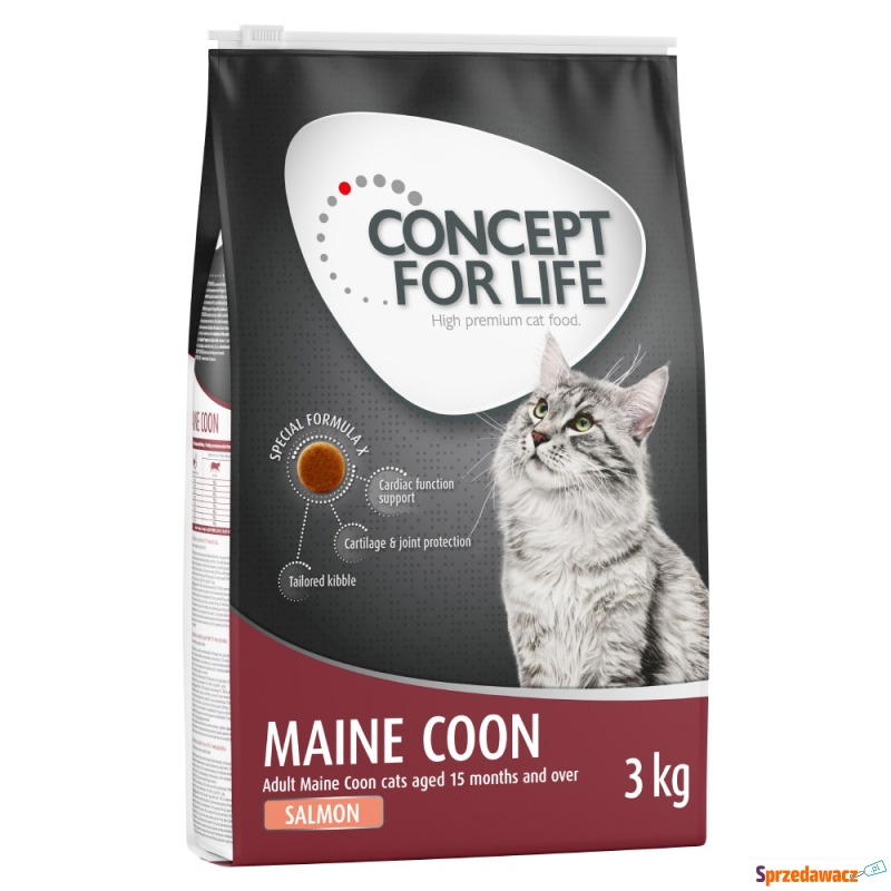 Concept for Life Maine Coon Adult, łosoś - be... - Karmy dla kotów - Gliwice