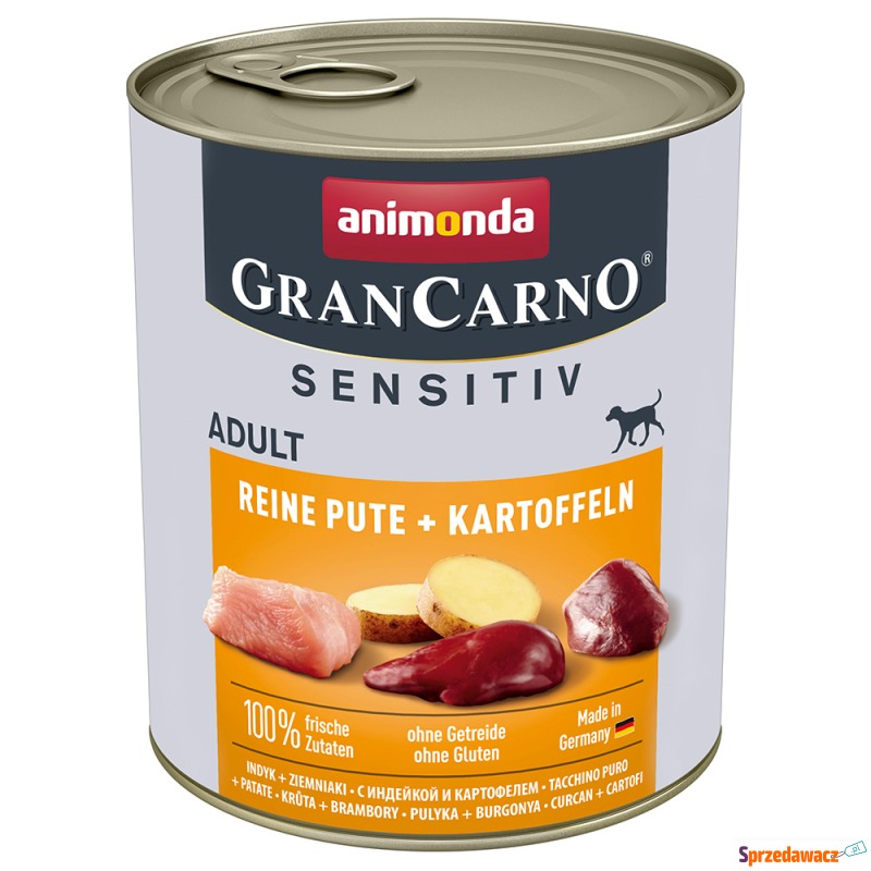 Megapakiet animonda GranCarno Adult Sensitive,... - Karmy dla psów - Inowrocław