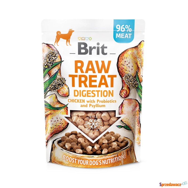 Brit Raw Treat Digestion, kurczak - 40 g - Przysmaki dla psów - Nowogard