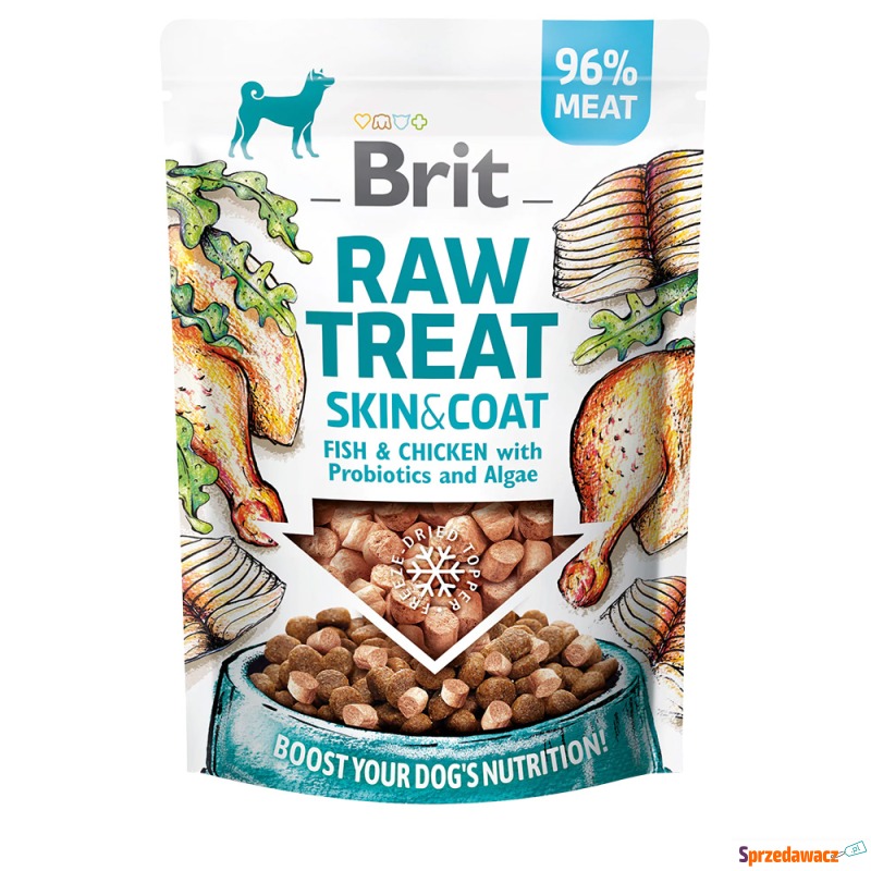 Brit Raw Treat Skin & Coat Freeze-dried Treat... - Przysmaki dla psów - Poznań