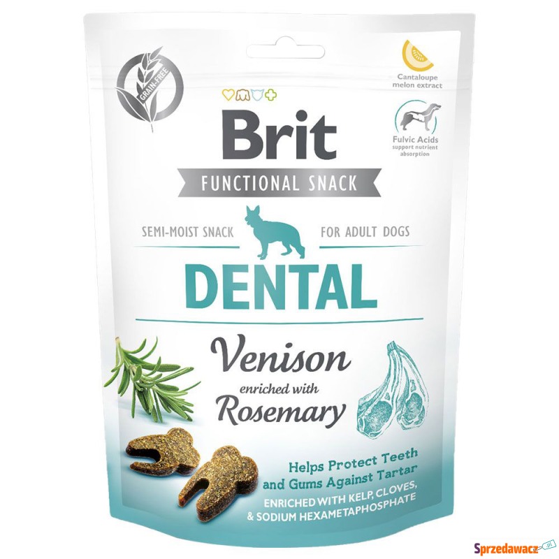 Brit Care Dog Functional Dental Snack, jeleń -... - Przysmaki dla psów - Kraków