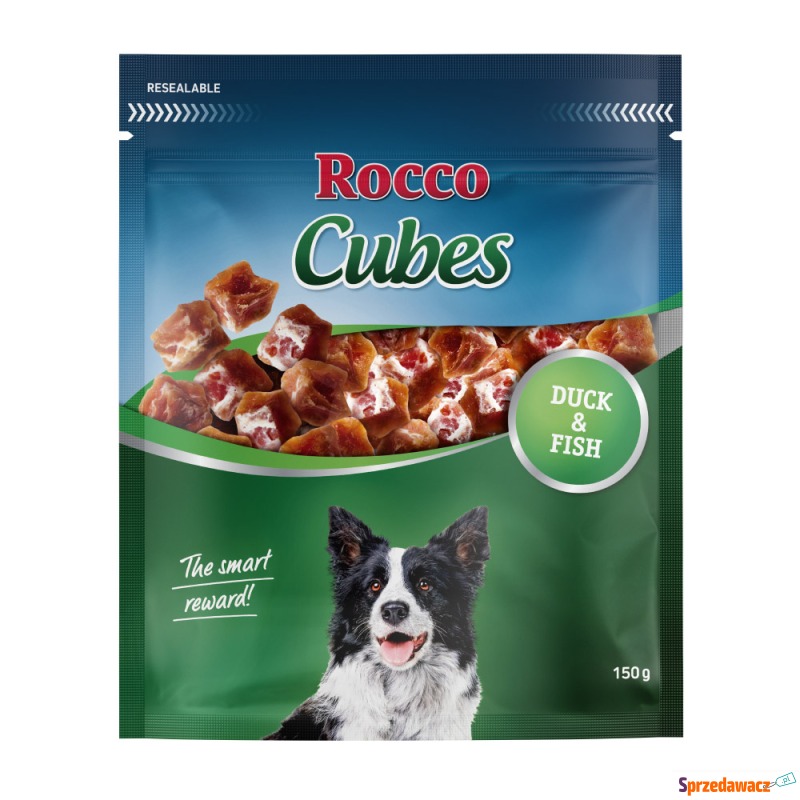 Megapakiet Rocco Cubes  - Kaczka, 4 x 150 g - Przysmaki dla psów - Sandomierz