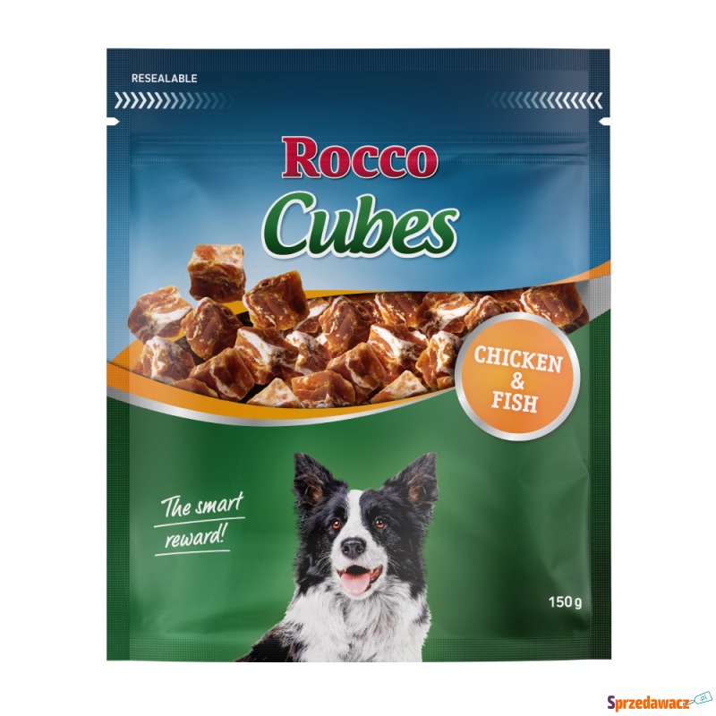 Megapakiet Rocco Cubes  - Kurczak, 4 x 150 g - Przysmaki dla psów - Gliwice