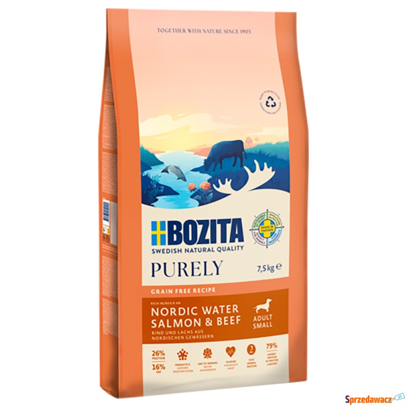 Bozita Dog Purely Adult Small Grain Free, łosoś... - Karmy dla psów - Jelenia Góra