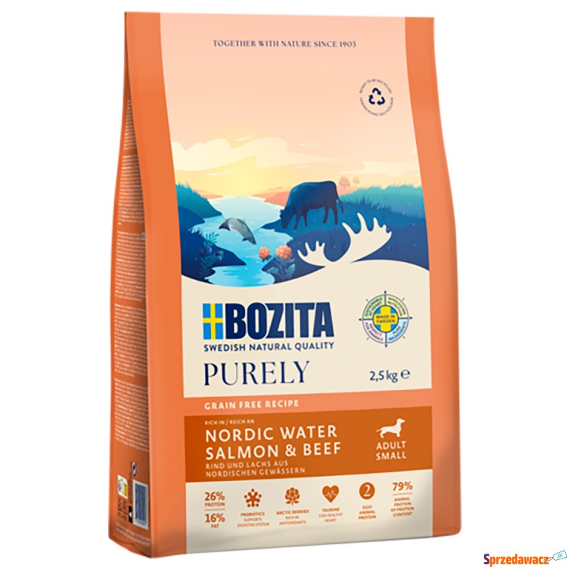 Bozita Dog Purely Adult Small Grain Free, łosoś... - Karmy dla psów - Jelenia Góra