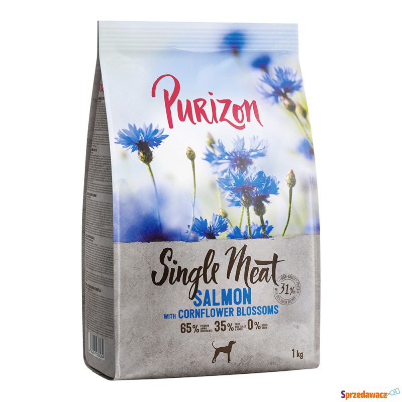 Purizon Single Meat Adult, łosoś ze szpinakiem... - Karmy dla psów - Koszalin