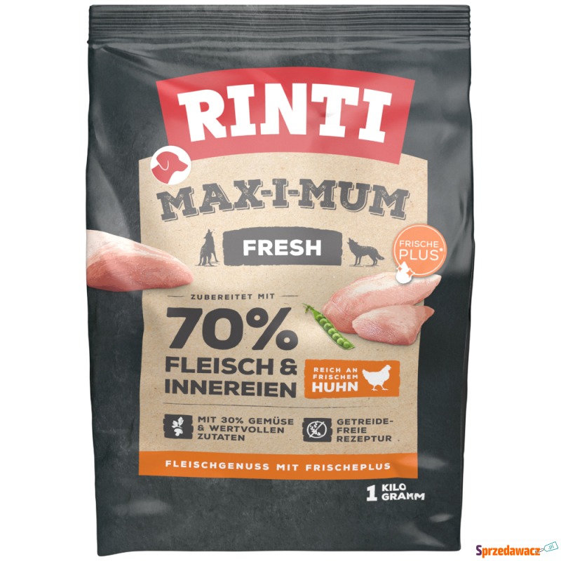 Rinti Max-i-mum, kurczak - 1 kg - Karmy dla psów - Starogard Gdański