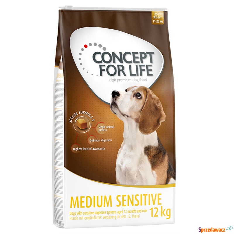 Concept for Life Medium Sensitive - 2 x 12 kg - Karmy dla psów - Lublin