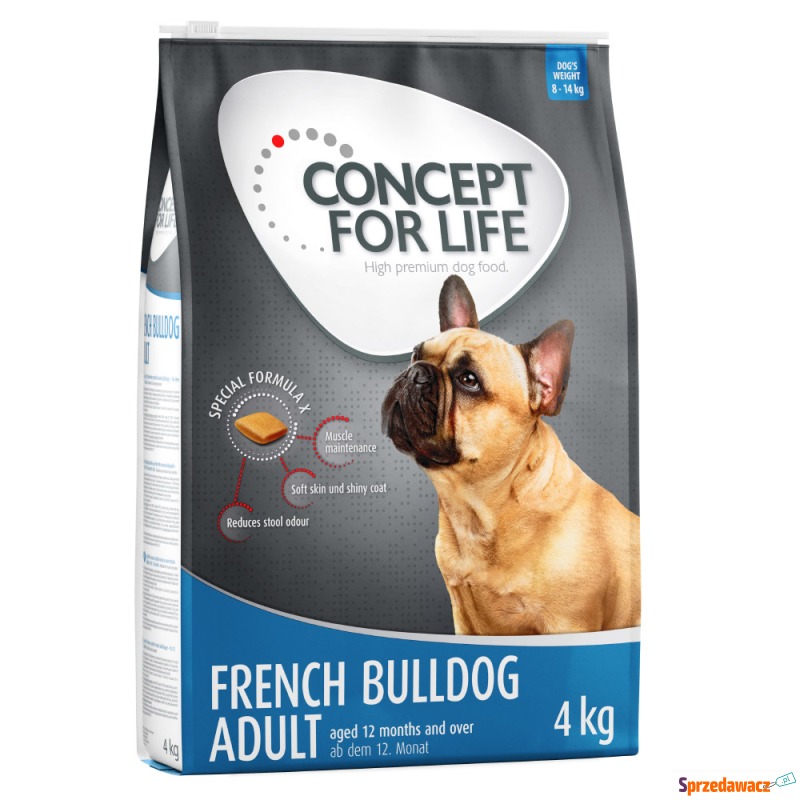 Dwupak Concept for Life -Buldog francuski, 2 x... - Karmy dla psów - Łódź