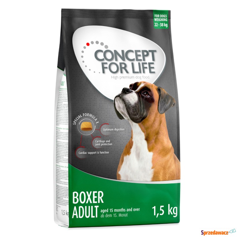 Concept for Life Boxer Adult - 1,5 kg - Karmy dla psów - Poznań