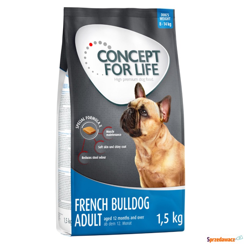 Concept for Life French Bulldog Adult - 1,5 kg - Karmy dla psów - Inowrocław