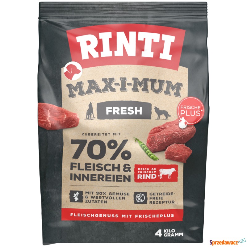 RINTI Max-i-mum, wołowina - 2 x 4 kg - Karmy dla psów - Tarnowskie Góry