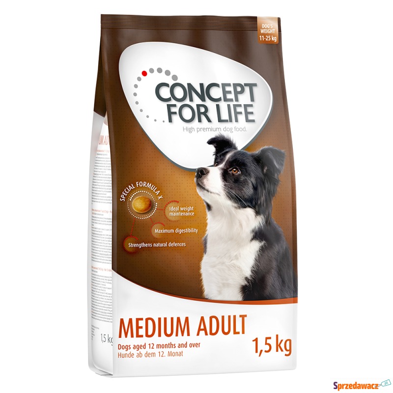 Concept for Life Medium Adult - 1,5 kg - Karmy dla psów - Bielsko-Biała