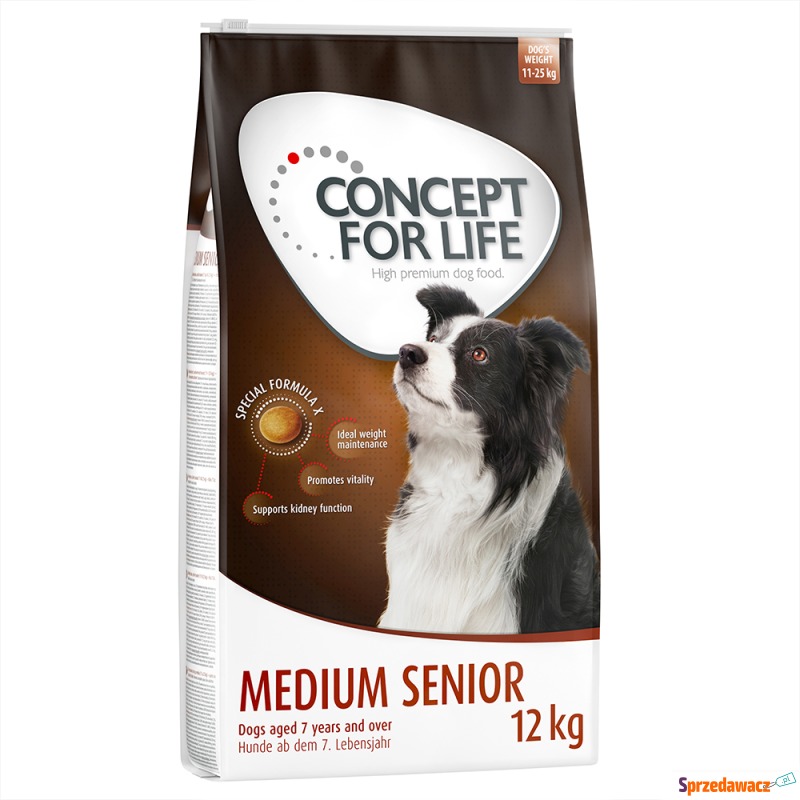 Concept for Life Medium Senior - 12 kg - Karmy dla psów - Gorzów Wielkopolski