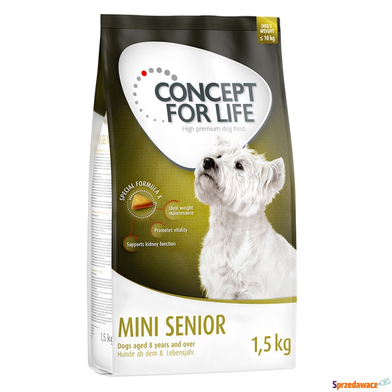 Concept for Life Mini Senior - 1,5 kg - Karmy dla psów - Warszawa