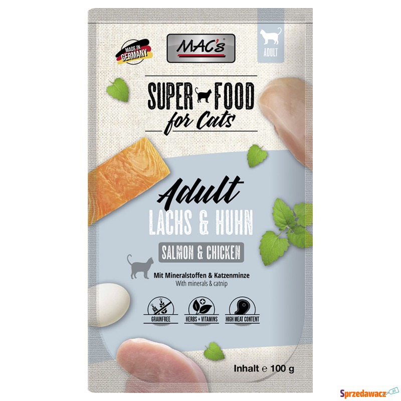 MAC´s Cat Super Food w saszetkach, 12 x 100 g... - Karmy dla kotów - Olsztyn