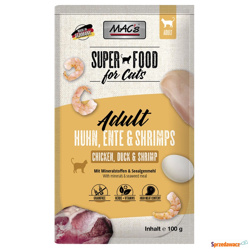 MAC´s Cat Super Food w saszetkach, 12 x 100 g... - Karmy dla kotów - Ostrołęka