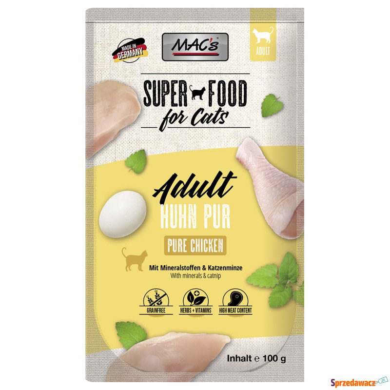 MAC´s Cat Super Food w saszetkach, 12 x 100 g... - Karmy dla kotów - Elbląg