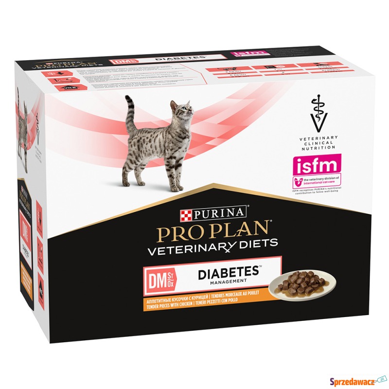 PURINA PRO PLAN Veterinary Diets Feline DM ST/OX... - Karmy dla kotów - Chorzów